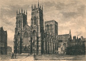 Ansicht von York Minster, 19. Jahrhundert
