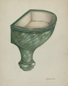 Weihwasserbecken, Santa Barbara von W.J. Goodacre