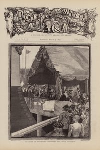 Königin Victoria tauft die Royal Sovereign von W.S. Stacey