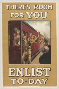 Es gibt Platz für dich, melde dich heute an, 1914 von W. A. Fry