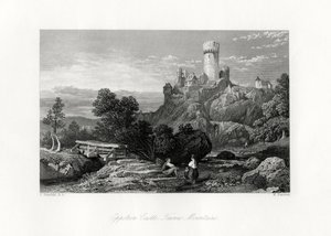 Burg Eppstein, Taunusgebirge, Deutschland, 19. Jahrhundert von W. Forrest