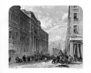 Die Universität von Edinburgh, Schottland, 1870 von W. Forrest