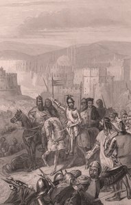 Marschall de Boucicault zwingt Sultan Bayezid, die Belagerung von Konstantinopel zu beenden