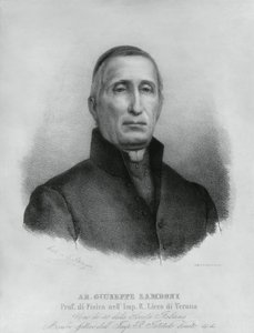 Porträt von Giuseppe Zamboni (1776-1846), italienischer katholischer Priester und Physiker von John Ward Dunsmore