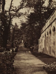 Orangerie und Blumengarten in Singleton, Glamorganshire von W. Graham Vivian