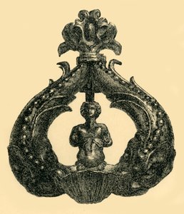Bronze-Türklopfer, ca. 1550-1600, 1881