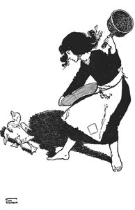 Das arme Entlein wurde von allen verachtet, ca. 1930 von William Heath Robinson