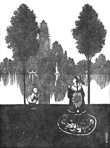 Sie verehrten die Stadt, den Palast und den Garten, um 1930