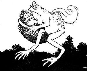 Das ist genau die Frau für meinen Sohn, sagte die Kröte, ca. 1930
