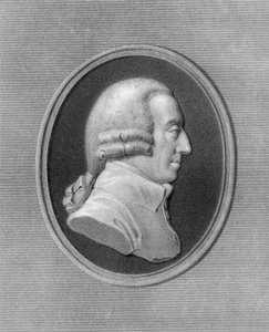 Adam Smith, schottischer Philosoph und Ökonom des 18. Jahrhunderts, 1836 von W. Holl