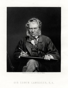 Sir Edwin Henry Landseer 1802-1873, britischer Maler, 19. Jahrhundert von W. Holl