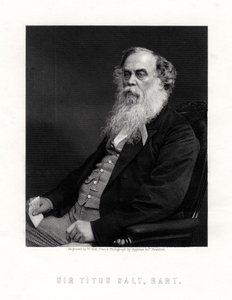 Sir Titus Salt, britischer Hersteller und Wohltäter, 19. Jahrhundert