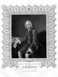 William Pitt, 1. Earl of Chatham, britischer Whig-Staatsmann, 19. Jahrhundert