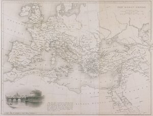 Das Römische Reich, ca. 1850 von W Hughes