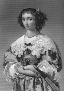 Henrietta Maria von Frankreich 1609-1669, Königin von König Karl I., 1851