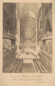 Zeremonie der Huldigung bei der Krönung Seiner Majestät Georg IV. von W. Read