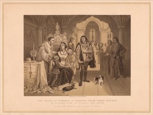 Die Söhne von Edward IV. von ihrer Mutter getrennt, durch Richard Herzog von Gloucester, 16. Juni 1483