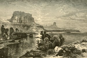 Kliffs des Green River, 1874