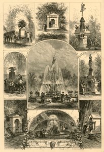 Brunnen in Philadelphia, 1874