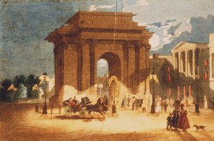 Hyde Park Corner, Westminster, London, ca. 1835 von W Spooner