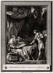 Telemach erklärt die Fragen des Minos, 1776