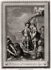 Die Abreise des Telemachus aus Ägypten