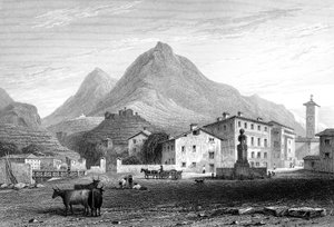 Sondrio, Lombardei, Italien, 1828