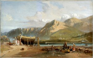 Szene am Traeth Bach, Nordwales