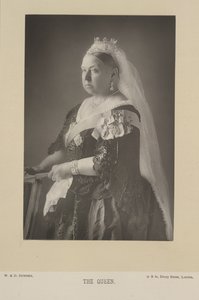 Königin Victoria. Königin des Vereinigten Königreichs von Großbritannien und Irland und (ab 1876) Kaiserin von Indien. Porträt.