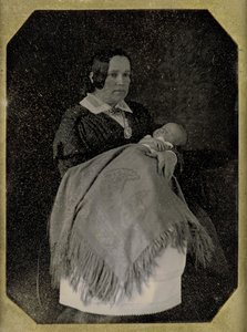 Mrs. Thomas Ustick Walter und ihr verstorbenes Kind, ca. 1846