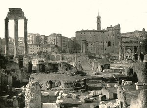 Gesamtansicht des Forums, Rom, Italien, 1895 von W and S Ltd