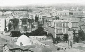 Ansicht der Stadt Alexandria, Ägypten, 1895 von W and S Ltd