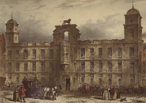 Northumberland House, Strand (Chromolitho) von Waldo Sargeant
