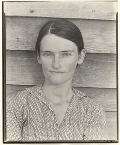 Allie Mae Burroughs, Frau eines Baumwollpächters, Hale County, Alabama von Walker Evans