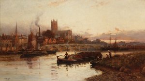 Ansicht von Worcester, 1890