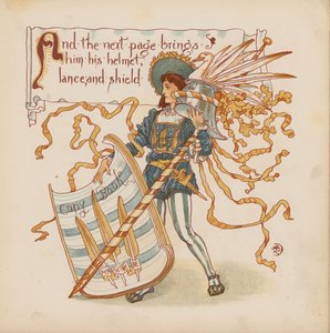 Illustration für Pothooks and Perseverance von Walter Crane