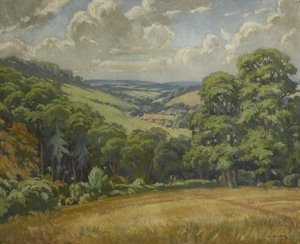 Szene in Devon, in der Nähe von Widdecombe Moor, ca. 1949