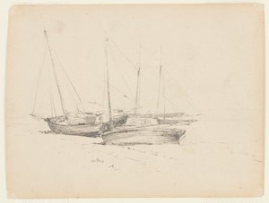 Fischerboote am Strand