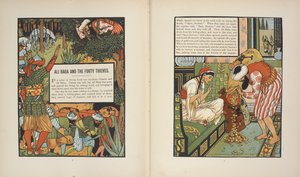 Ali Baba und die vierzig Räuber von Walter Crane