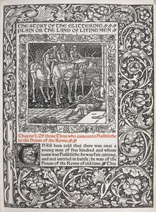 Kapitel I. Von den dreien, die zu Hallblithe zum Haus des Raben kamen von Walter Crane