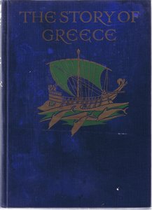 Vorderdeckelgestaltung, Illustration aus Die Geschichte Griechenlands, 1930er Jahre