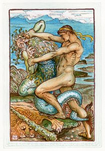 Herkules und der alte Mann des Meeres
