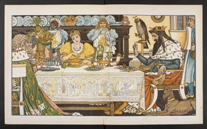 Illustration zum Froschkönig. von Walter Crane