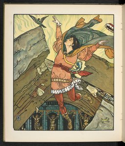 Illustration für die Geschichte Prinzessin Belle étoile von Walter Crane
