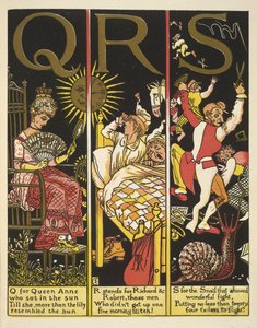 QRS- Q für Queen Anne; R steht für Richard & Robert; und S für die Schnecke