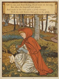Rotkäppchen (Farblithografie)