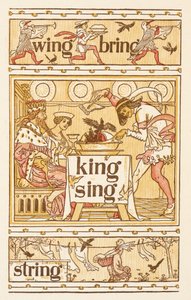 Reimwörter, die mit dem Buchstaben G enden. Amseln in einer Pastete. Eine Wäscheleine. Der goldene Primer.