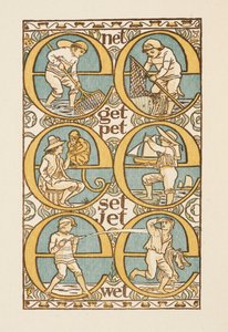 Reimwörter, die den Buchstaben E verwenden. Der Goldene Primer.