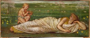 Die Erde und der Frühling von Walter Crane