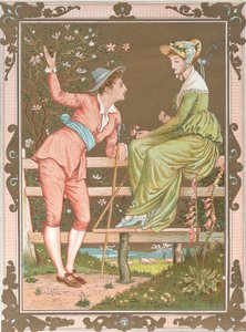 Valentine, 1876 von Walter Crane